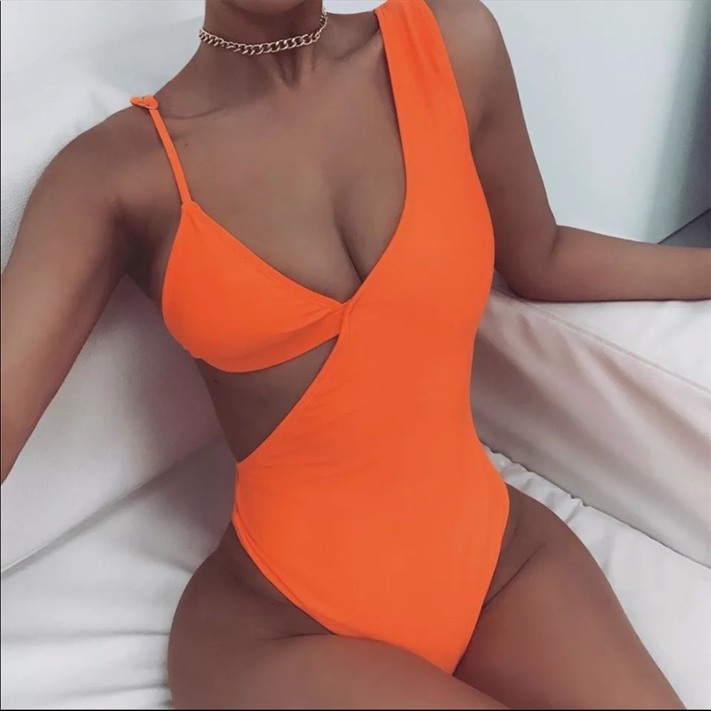 Trikini one piece swimsuit